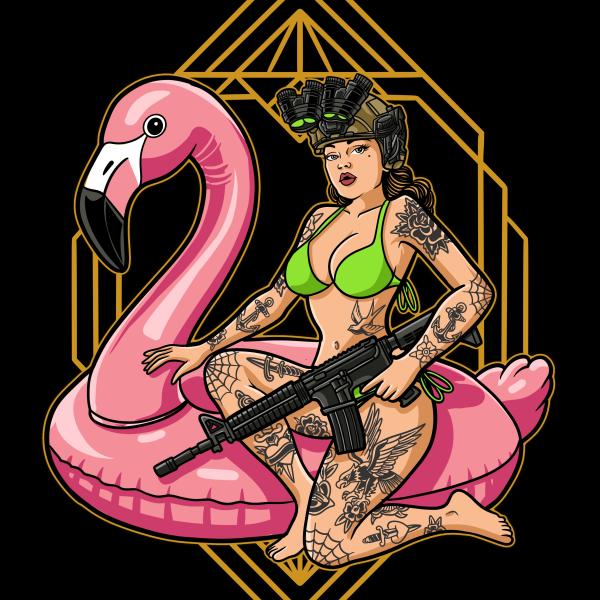Pinup tactical sexy
