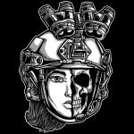 Girl X Tactical Skull
